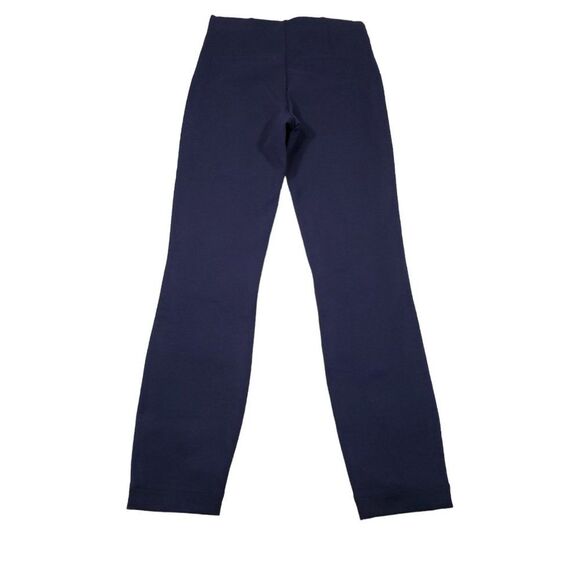 Spanx Ankle Piped Skinny Perfect Pants Navy Blue Size XS High Rise - Picture 3 of 12